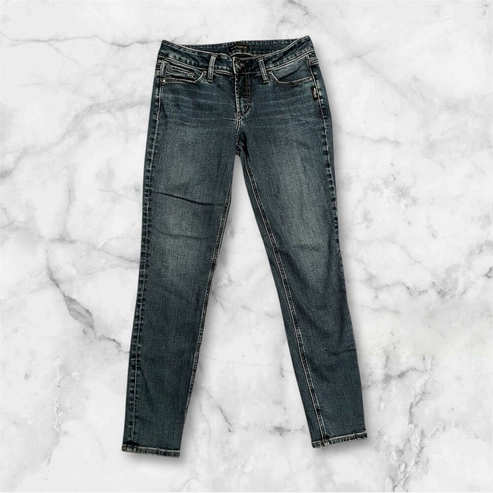 Silver‎ Jeans Suki Skinny Western Glove Works Women’s Size W29/L29